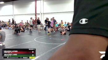 100 lbs Round 5 (8 Team) - Braiden Lotier, Rebellion vs Brayden Laird, Team 302