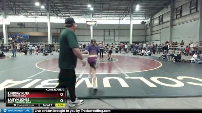 105 lbs Cons. Round 2 - Lindsay Kuta, East Minico Girls vs Laityn Jones, Rocky Mountain Girls