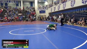 126 lbs Cons. Round 4 - Graden Maag, COLUMBUS GROVE vs Simon Gelman, SYCAMORE