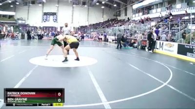 190 lbs Cons. Round 2 - Patrick Donovan, St Anthonys vs Ben Gravine, Wyoming Area Hs