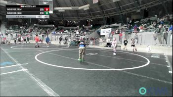 52 lbs Round Of 32 - Silas Wheeler, Locust Grove Youth Wrestling vs Tripp Green, Duncan Demon Wrestling