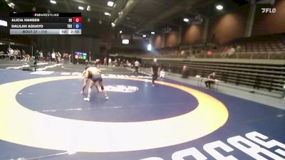 110 lbs Round 5 - Alicia Hansen, Snow vs Dalilah Aguayo, Trinidad State