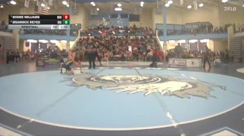 98 lbs Semifinal - Bodee Williams, Meridian vs Brannick Reyes, Blackfoot High School