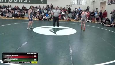 126 lbs Quarterfinal - Jake Johnson, Buckhorn vs Adrian Waugh, New Hope HS