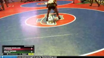 6 lbs Quarterfinal - Brock Hacker, Johns Creek vs Jackson Wakeland, Glynn Academy