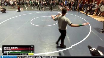 132 lbs Cons. Round 3 - Connor McCarroll, Post Falls vs Samuel Irizarry, Lake Stevens
