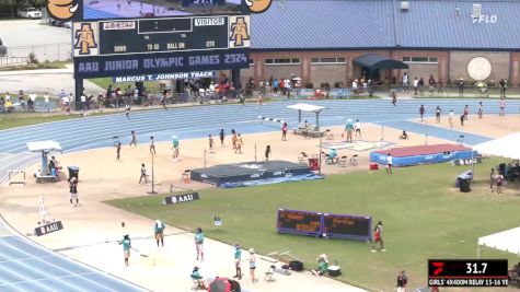 Youth Girls' 4x400m Relay, Semi-Finals 6 - Age 15-16