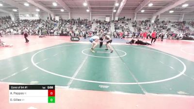 160 lbs Consi Of 64 #1 - Andrew Pappas, RI vs David Gilles, NY