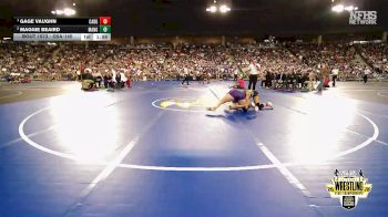 G5A-140 lbs 1st Place Match - Gage Vaughn, CADDO (Girls) vs Maggie Beaird, MANNFORD (Girls)