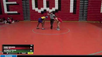 152 lbs Championship Bracket - Estrella Islas, Thompson HS vs Sage Rosario, Daphne