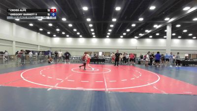 144 lbs 5th Place Match - Cross Alpe, TN vs Gregory Barnett II, VA