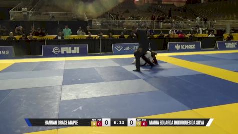 Maria Eduarda Rodrigues Da Silva vs Hannah Grace Maple 2025 Pan Jiu Jitsu IBJJF Championship