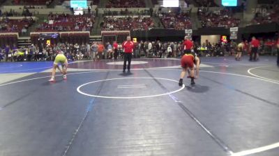 130 lbs Semifinal - Jax Christenson, Billings Wrestling Club vs Aaron Schmitz, Sidney Wrestling Club