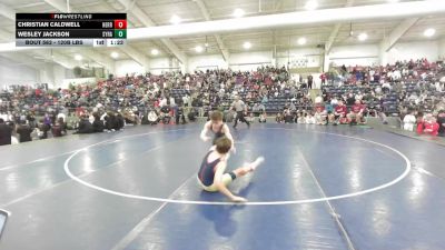 120B lbs Champ. Rd Of 16 - Christian Caldwell, Herriman vs Wesley Jackson, Syracuse