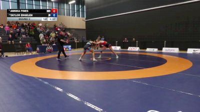 62kg Round 3 - Annika Fines, Dinos Wrestling Club vs Taylor Engelen, Jr Marauders