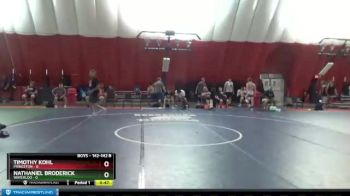 142-142 B Round 3 - Timothy Kohl, Princeton vs Nathaniel Broderick, Waterloo