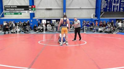 157 lbs Cons. Round 4 - Matthew Rodriguez, Western New England vs Ethan Martel, Emmanuel College