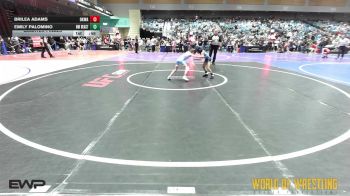 45 lbs Quarterfinal - Brilea Adams, OKWA vs Emily Palomino, NM Beast
