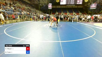 175 lbs Cons 64 #1 - Hugh Meyer, ND vs Bridger Foss, OR