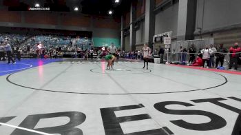 92 lbs Quarterfinal - Madisson Lopez, Clinton Youth Wrestling vs Alivia Weikel, Sweet Home