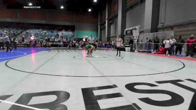 92 lbs Quarterfinal - Madisson Lopez, Clinton Youth Wrestling vs Alivia Weikel, Sweet Home