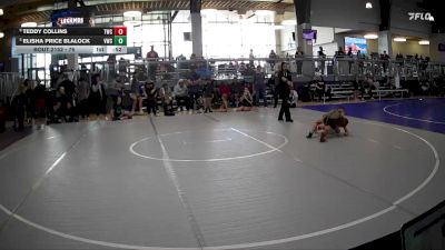 75 lbs Cons. Round 3 - Elisha Price Blalock, Vici Wrestling Club vs Teddy Collins, Texans Wrestling Club