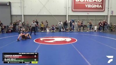 83 lbs Cons. Round 3 - Blake Kelly, Willie Walters Wrestling Club vs Connor Robinson, Virginia Team Predator