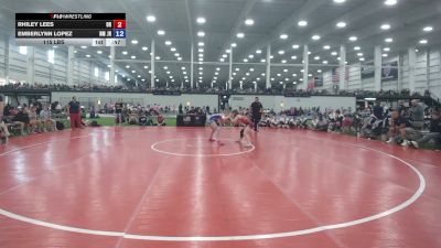 110 lbs Lillian Seagreaves, Pennsylvaniia Red vs Gianna Hoskins, Michigan Red