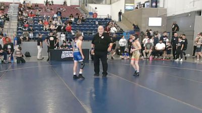 75 lbs Cons. Sub-semis - Jaxson Lawrence, Gold Rush Wrestling vs Isaac Ortega, Desert Dogs WC