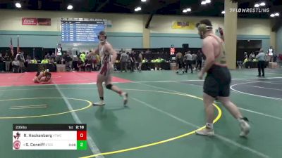 235 lbs Round Of 64 - Reilly Heckenberg, Virginia Tech WC vs Shawn Conniff, Springfield Tech