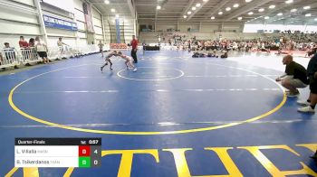 56 lbs Quarterfinal - Logan Villalla, Mat Assassins White vs Bohdi Tsikerdanos, Team Maryland