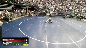 157 lbs Cons. Round 1 - Simon Norton, Pine View vs Eli Jurgens, Timpanogos