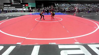 73 lbs Round Of 16 - Asia Dick, MAT MECHANICS vs Kathy Waldron, Milo Wrestling Club