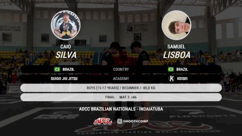 Samuel Lisboa Keisei vs Caio Silva 2025 ADCC Brazilian Nationals