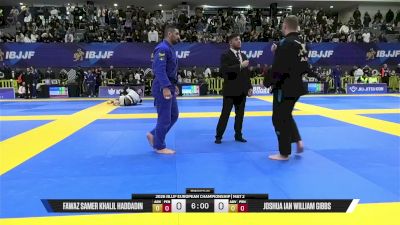 Joshua Ian William Gibbs vs Fawaz Samer Khalil Haddadin 2026 European Jiu-Jitsu IBJJF Championship