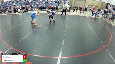 12U Boys - 135 lbs Champ. Round 1 - Cole Gesford, Chugach Eagles Wrestling Club vs Payson Mashke, Michigan West Wrestling Club