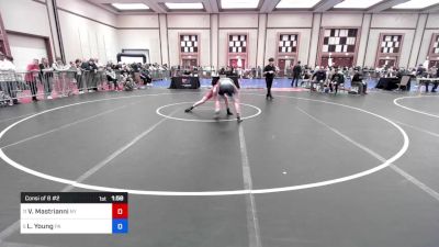 120 lbs Consi Of 8 #2 - Vincent Mastrianni, Ny vs Luke Young, Pa