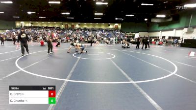 106 lbs Consi Of 8 #1 - Cason Craft, OK vs Carter Chunko, PA