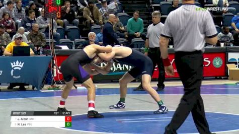 141 lbs Semifinal - Josh Alber, Northern Iowa vs Nick Lee, Penn State