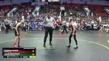 77 lbs Finals (8 Team) - Jacob Brautigam, Jackson Northwest vs Gannon Pearce, Clinton