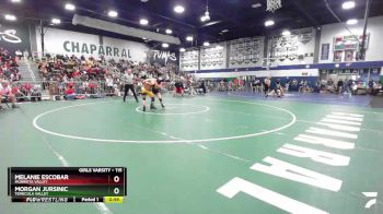 115 lbs Cons. Semi - Melanie Escobar, Murrieta Valley vs Morgan Jursinic, Temecula Valley