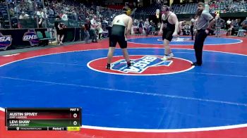 1A-285 lbs Cons. Round 2 - Austin Spivey, East Laurens vs Levi Shaw, Jasper County