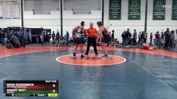 183-199 lbs Quarterfinal - Robert Watt, Roxana vs Kevin Schoonbeck, Mattawan Wrestling