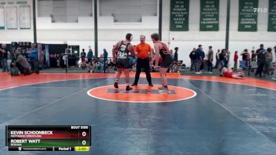 183-199 lbs Quarterfinal - Robert Watt, Roxana vs Kevin Schoonbeck, Mattawan Wrestling