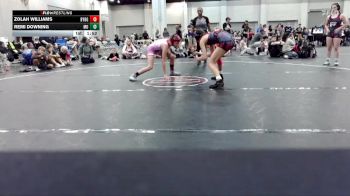 100 lbs Round 4 (10 Team) - Zolah Williams, Backyard Brawlers Pink vs Remi Downing, Missouri Outlaws