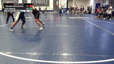 285 lbs Consy 4 - William Wortkoetter, St. Francis-NY vs Alex Akerley, Kiski Area