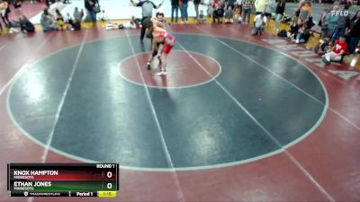 130 lbs Round 1 - Ethan Jones, Minnesota vs Knox Hampton, Minnesota