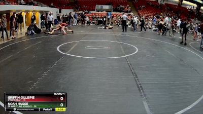 100 lbs Round 4 (8 Team) - Noah Hagge, CP Wrestling Academy vs Griffin Gillispie, Xtreme Team