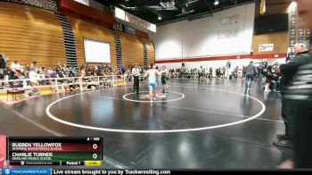 165 lbs Cons. Round 1 - Charlie Turner, Worland Middle School vs Rueben Yellowfox, Wyoming Indian Middle School