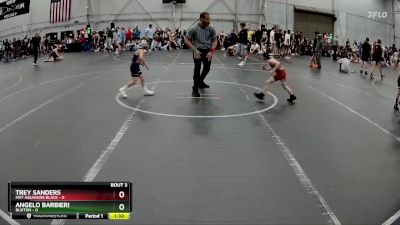 48 lbs Placement (4 Team) - Angelo Barbieri, Buxton vs Trey Sanders, Mat Assassins Black